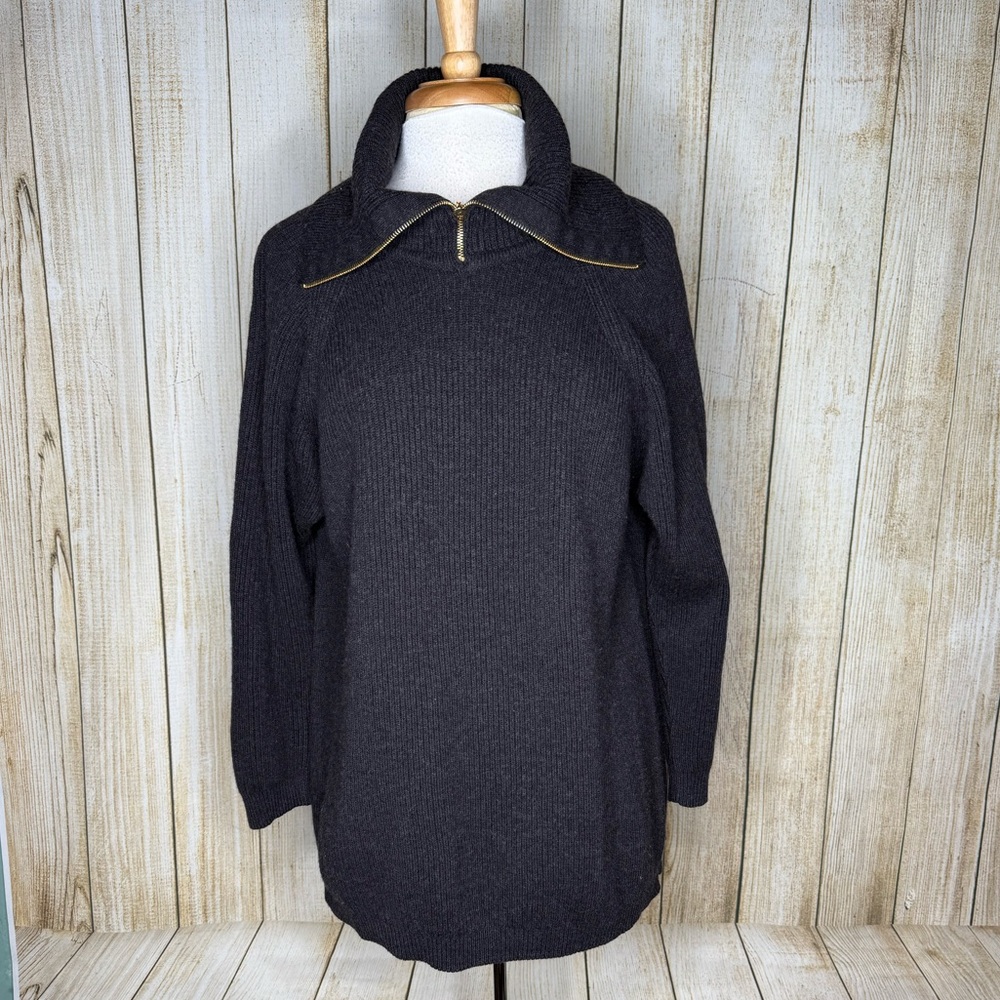 Vintage Escada Margaretha Ley Wool Cashmere Gray Sweater
